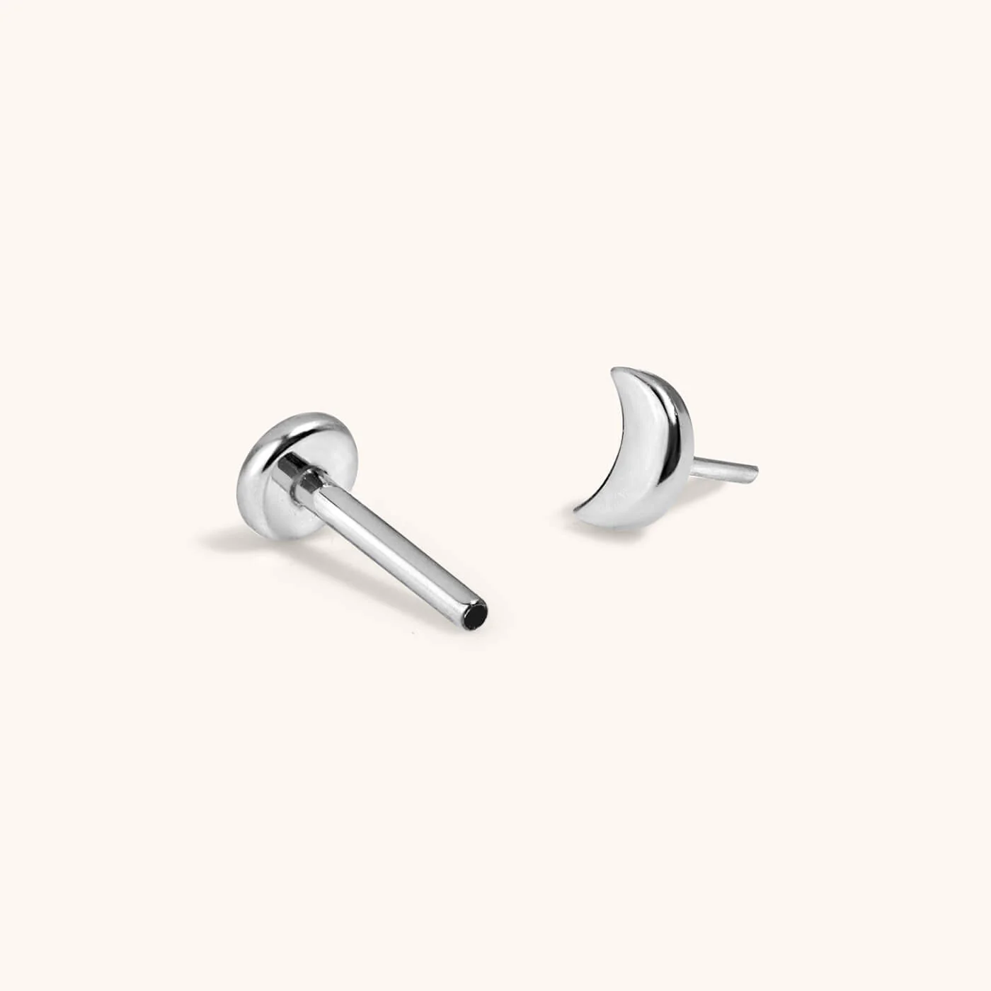 Classic Moon Nap Earrings - Image 5
